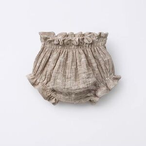 Zara Embroidered Flower Bloomers